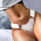 Sexy Panties Women v-shaped Metal decoration Low-Waist Underpant Hollow Out Female Seamless Underwear G-String