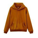Womens Tracksuits Hooded Sweatshirts 2021 Autumn Winter Fleece Oversize Hoodies Solid Pullovers Jackets Unisex