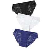 Exotic Apparel Sexy Panties Lace Briefs Women Low-Rise Solid Panty Underwear Sexy Women Lace Breathable Hip-lift