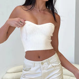 New Sexy Hottie Tight Brooch Knitted Hollow Vest Women Wear Wool Knitting