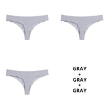 3Pcs/Lot Seamless Panty Set Underwear Female Comfort Intimates Fashion Ladies Low-Rise Briefs Panties Women Sexy