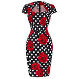 50S 60S Bodycon Women Dress Vintage Office Lady Business Retro Wear To Work Casual Tunic Sheath Fitted Formal Pencil