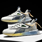 New Men's Chunky Running Shoes Breathable Sneakers Outdoor Fashion Hard-wearing No-slip Jogging Shoes Zapatillas