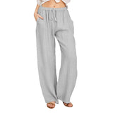 Blended Women's Plus Size Loose Cotton Linen Casual