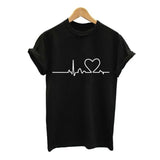 New Harajuku Love Printed Women T-shirts Casual Tee Tops Summer Short Sleeve Female T shirt for Women