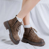 Zingj 2023 New British Style Outdoor Overalls Men Outfit Men's Fashion Boots