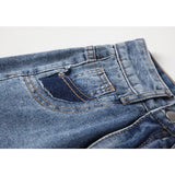 Women's Shorts Jeans Crimping High Waist Vintage Baggy Straight Casual Fashion Self Cultivation Denim Hot Pants