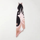 New Summer Sexy Hanging Neck Prints On The Beach Beach Dress