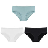 3PCS/Set Women's Panties Cotton Underwear Solid Color Briefs Girls Low-Rise Soft Panty Women Underpants Female