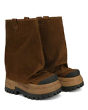 Sales Of Retro Thick-Bottomed Knight Boots Women's 2025 New Autumn Slim Height Trouser Tube Fashion