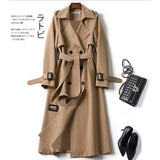 Women's Long-Term 2025 Spring And Autumn New Korean Version Of The Popular British Wind Over The Knee