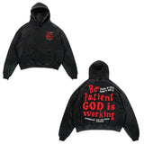 Street Harajuku Fashion Retro Skull Print Hoodie Y2k Couples Street Clothing