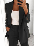 Fashion Lapel Slim Cardigan Temperament Suit Coat Women's Wear Blazer Women Colorful Blazer Jacket for Women Woman