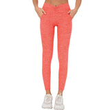 Zingj Quick Dry Lift Hip Tight Yoga Pants Pleated High-Waist Fitness Pants Over Wool Running Pants- Outfit