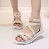 Zingj Women's Shoes. Round-Headed Sandal Women's New 2024 Summer Women's Sandal- Outfit