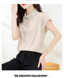 Female 2025 Summer New Short-Sleeved Fashion Doll Collar High-End Temperament Mulberry Silk Jacket