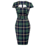 50s 60s Womens Summer Floral Retro Vintage Dresses Wear to Work Business Office Party Sheath Bodycon Pencil