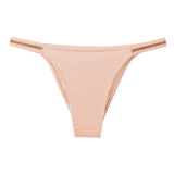 Women Luxury Sexy Panties Low-waist Underwear Thong Female G String Breathable Lingerie Temptation Solid Color