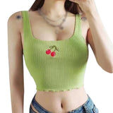 Fashion Women's Club Tank Tops Solid V neck Letter Sleevless Camisoles Tube Crop Top Bralette Sexy Ladies Summer