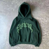 Popular Vintage Letter Print Pullovers Hoodies Men Y2K New Harajuku Style Loose Sweatshirt Unisex Casual Joker Hoodie Top 211-1-Outfit