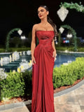 Red Sequin Wrapped Bodycon Mini Dress- Outfit