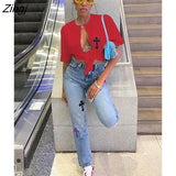 Summer Streetwear Crop Tops Women 2022 Fashion V Neck Short Sleeve Tees White Graphic T Shirts Bodycon Green Tops