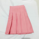 New summer women skirt high waist pleated plaid skirts female cute sweet girls dance mini skirt