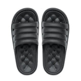 Fashion Household Slippers 3.5 Cm Platform Thick Bottom Soft Non-Slip Slides Massage Soles Men Women Bathing