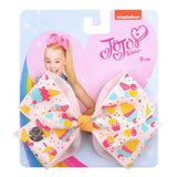 inch JoJo Bows Jojo Siwa Rainbow Printed Knot Ribbon Bow For Girls Handmade Boutique Hair Clip Children Hair