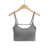 Zingj Fashion Women's Fashion New Fashion French Sweet And Spicy Leisure Sports Be Careful With Chest Cushions Exposed Back Suspenders