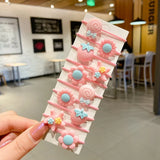 Children Cute Cartoon Fruit Elastic Hair Bands Girls Baby Lovely Rubber Bands Ponytail Holder Kids Hair