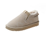 Zingj Low-Top Cotton Shoes Women's Shoes In Winter Frosted Warm Snow Boots Women's Shoes Large