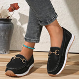 Bean Single Shoes Women's 2025 Autumn New Retro Large-Size Casual Shoes Retro Buffal