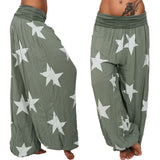 Zingj Autumn Summer Star Print Solid Color Harun Pants Large Size Lantern Pants Ebaywish Hot