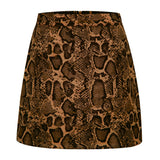Womens High Waist Faux Suede Double Front Bodycon Mini Hip Skirt Female Pencil A-line Shorts Woman School Girl Skater Skirt
