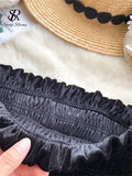 Ruffles Senior Slim Party Dress Strapless Off Shoulder Sleeveless Golden Chain Women Vintage Velvet Short Sexy