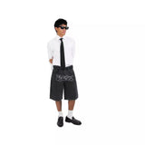 Sales Of Summer Hip-Hop Casual Denim Shorts Men's High Street Retro Simple Wide-Legged Five-Cent