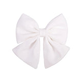 Pcs/lot Cute Solid Cotton Hair Bows With Clip For Girls Hair Clips Handmade Hairpins Barrettes Headwear Kids Hair