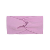Cute Solid Color Baby Headband For Girls Cotton Twisted Knotted Turban Elastic Hair band Children Headwrap Hair