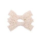 Leopard Knitting Hair Clip Cute Bowknot Hair Clips Handmade Hairpins Barrettes For Girls Headwear Kids Hair