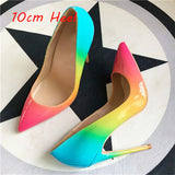 color fashion high heeled lady pumps shallow pointed toe woman party shoes women pumps wedding shoes QP030