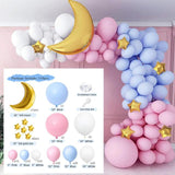 Silver Macaron Birthday Balloon Garland Arch Kit Party Foil Metal Balon Weding Baby Shower Birthday Party Decor Kids