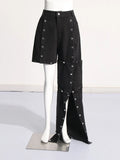 Zingj Premium Sense Pants Spring 2024 New Fashion Personality Trend Wind Detachable Design Sense
