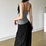 New Women's Retro Lace Slade Body Solid-Colored Slings In The Fall Of