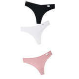 Women's Panties G-string Thong Cotton Underwear Sexy Panties Female Underpants Solid Letter Pantys Intimates