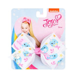 inch JoJo Bows Jojo Siwa Rainbow Printed Knot Ribbon Bow For Girls Handmade Boutique Hair Clip Children Hair