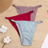 Women's Cotton Briefs Sexy Low Waist Underwear Female Underpant Soft Woman Panty Plus Size Lingerie