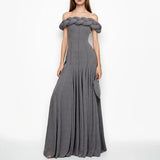 Fashion Temperament Dress Women 2025 Summer New Niche Design Sense Folded Body