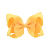 Solid Grosgrain Ribbon Hair Bows With Clip For Cute Girls Handmade Hair Clips Barrettes Hairpins Kids Hair