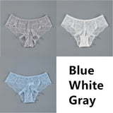 Sexy Women Lace Panties Underwear Seamless Transparent Panties Thongs Low Waist Hollow Briefs Solid Female Panty